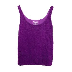 White House Black Market Violet lace cami/…